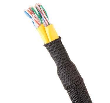 H2F - 2:1 Ratio Woven Fabric Heatshrink Tubing