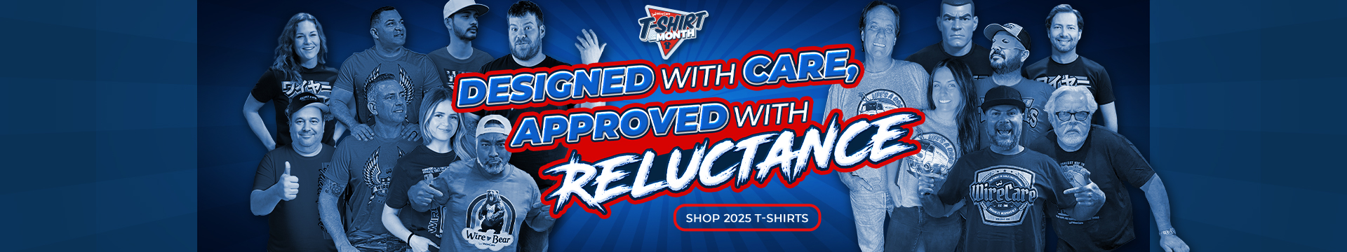 2025 Tshirt of the Month Designs