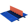 GD5X75-O/BL - Guard Dog 5-Channel Low Profile Protector - ADA Compliant Ramps - Orange/Blue