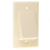 SWS0.00BE - Square Profile Plate 1G, Square Hole, Wire Exit Plate,Beige