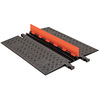 GD2X75-O/B - Guard Dog 2-Channel Low Profile Protector - ADA Compliant Ramps - Orange/Black