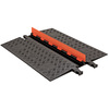 GD1X75-O/B - Guard Dog 1-Channel Low Profile Protector - ADA Compliant Ramps - Orange/Black