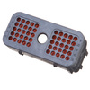 DRC26-50S01 - DRC Series - Plug - 50 Way, 01 Key, Size 20, In-line, Black