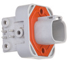 DT13-4P - DT13 Series - Receptacle - 4 Way 
90° Molded Pins, PCB Mount