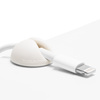 CDM-WH - Cable Management Cable Drop Mini, White (9 pieces)