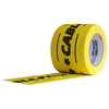 3 Inch wide Yellow with Black Print Cable Patch Tape