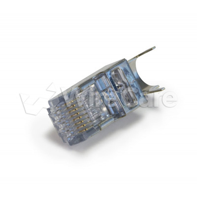 ezEX™48 Shielded RJ45, External Ground, Cat6 Connector - WireCare.com